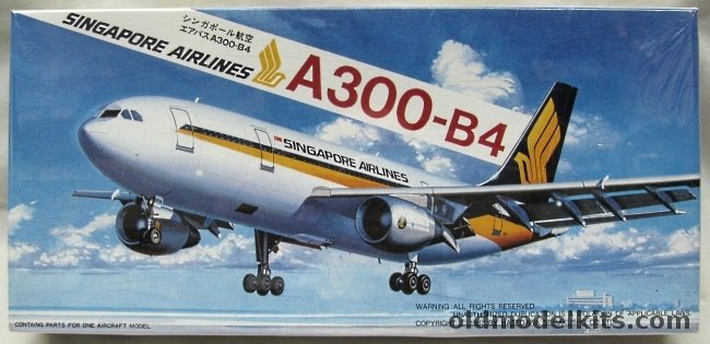 Hasegawa 1/200 Airbus A300-B4 - Singapore Airlines (A300B4), Lc10 plastic model kit